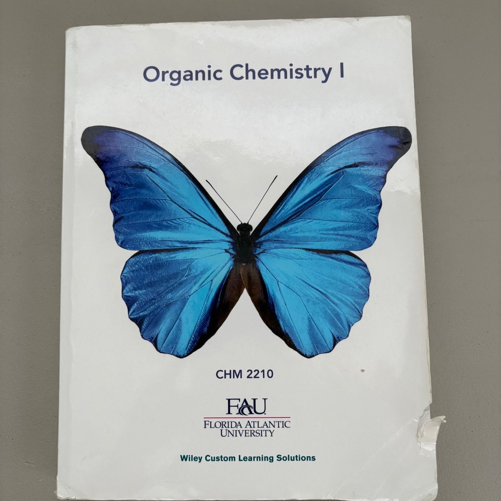 Organic Chemistry I FAU CHM 2210‎ Solomons Wiley Custom Learning 9781118743829
